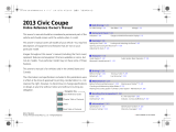 Honda Civic Sedan Owner's manual