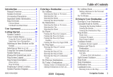 Honda Odyssey Owner's manual