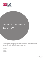 LG 43LW310C Installation guide