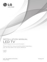LG 42LN549C Installation guide