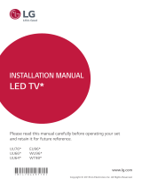 LG 49UU761H Installation guide