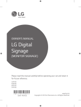 LG 43TA3E-B Owner's manual