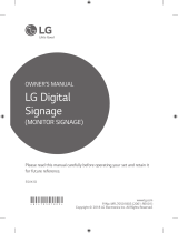 LG 55VX1D-B Owner's manual