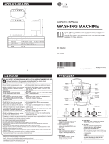 LG WP-1300G Owner's manual