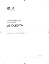 LG OLED55GXPCA Owner's manual