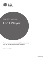 LG DP542H User manual