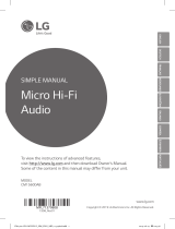 LG CM1560DAB User manual