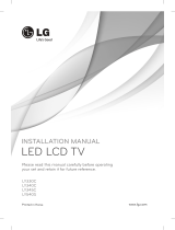 LG 42LY540S Installation guide