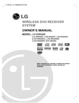 LG LH-W6200D User manual