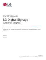 LG 98UM3F-B Owner's manual