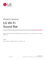 LG SN11R Owner's manual