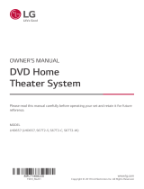 LG LHD657 Owner's manual