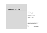 LG DP9821 User manual