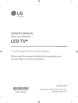 LG 65NANO866NA Owner's manual
