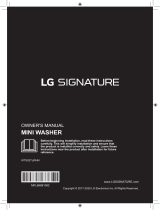 LG WTS02TLWHN Owner's manual