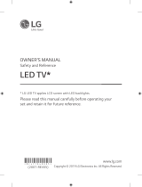LG 55SM8200PLA Owner's manual
