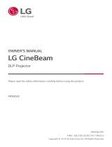 LG HF60LG Owner's manual