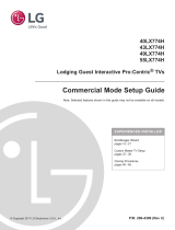 LG 49LX774H Installation guide