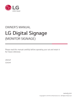 LG 55XS4F-B Owner's manual