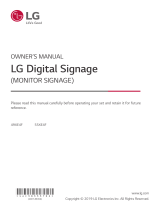 LG 55XE4F-M Owner's manual