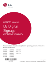 LG 65SE3D-B Owner's manual