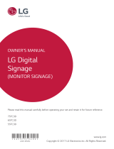 LG 75TC3D-B Owner's manual