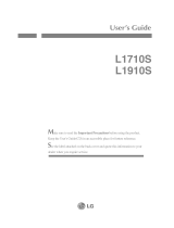 LG L1710S Owner's manual