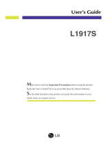 LG L1917S-BN Owner's manual