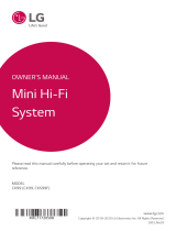 LG CK99 User manual