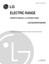 LG LSC5622WB Owner's manual