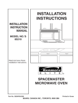 LG MV-1155SC Installation guide
