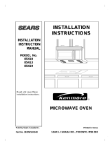 Kenmore MV-1644JTL Installation guide