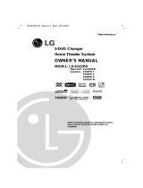 LG LH-E922PB Owner's manual