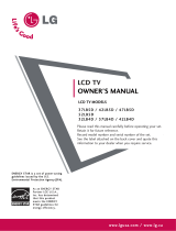 LG 37LB4DS User manual