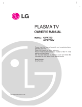 LG 42PX7DC User manual