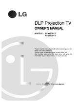 LG RU-52SZ61D Owner's manual