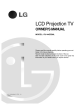 LG RU-44SZ80L Owner's manual