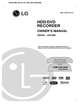 LG RH265-MM Owner's manual