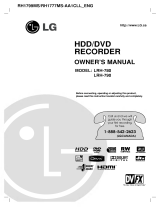 LG RH1999MS Owner's manual