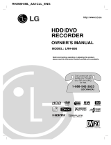 LG RH298H-ML Owner's manual