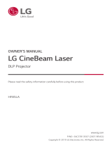 LG HF85LA Owner's manual