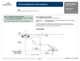 Midmark 255 LED Procedure Light ) - Ceiling Installation guide