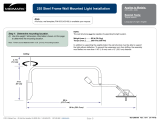 Midmark 255 LED Procedure Light ) - Wall Installation guide