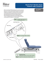 Midmark 244 Barrier-Free™ Bariatric Power Treatment Table Installation guide