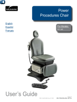 Midmark 641 Power Procedures Chair User manual