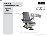 Midmark 646 Podiatry Procedures Chair Parts Manual
