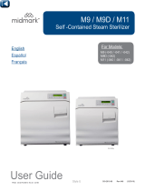 Midmark M9/M9D, M11 Self-Contained Steam Sterilizer (-040 through -042) User guide