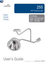 Midmark 255 LED Procedure Light ) - Wall User guide