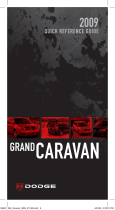 Dodge 2009 Grand Caravan Reference guide