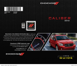 Dodge 2012 Caliber User guide